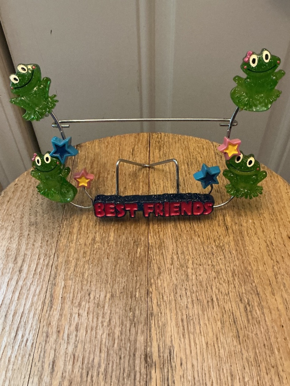 Best Friends Frog Metal Picture Frame